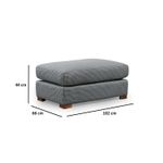 Casa si Gradina - Mobilier - Canapele si coltare - Coltare - Coltar, Hanah Home, material textil, gri si gri deschis, 246x308x95 cm - Infinity.ro