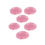 Casa si Gradina - Bucatarie si vesela - Accesorii bar - Suporturi bauturi - Set suporturi pentru pahare, Hermia, silicon, multicolor, diametru 9 cm, 6 bucati - Infinity.ro