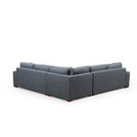 Casa si Gradina - Mobilier - Canapele si coltare - Coltare - Coltar, Hanah Home, lemn fag si pal, antracit, 282x323x95 cm - Infinity.ro