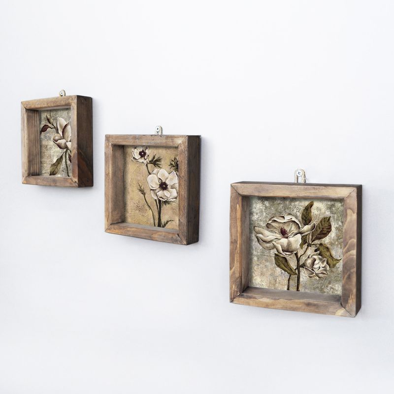 Casa si Gradina - Decoratiuni - Tablouri - Set tablouri decorative, Wallxpert, mdf, multicolor, 15x15 cm, 3 piese, 836EVL4620 - Infinity.ro