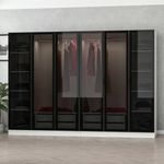 Casa si Gradina - Mobilier - Dulapuri si sifoniere - Sifoniere - Sifonier, Hanah Home, pal melaminat, alb negru, 270x52x210 cm, 506MNR2735 - Infinity.ro