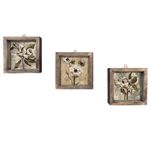 Casa si Gradina - Decoratiuni - Tablouri - Set tablouri decorative, Wallxpert, mdf, multicolor, 15x15 cm, 3 piese, 836EVL4620 - Infinity.ro