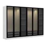 Casa si Gradina - Mobilier - Dulapuri si sifoniere - Sifoniere - Sifonier, Hanah Home, pal melaminat, alb negru, 270x52x210 cm, 506MNR2735 - Infinity.ro
