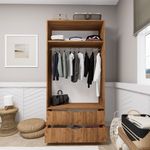 Casa si Gradina - Mobilier - Dulapuri si sifoniere - Dulapuri - Dulap, Hanah Home, pal melaminat, pin atlantic, 90x45x183 cm - Infinity.ro