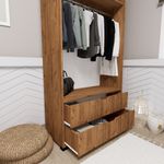 Casa si Gradina - Mobilier - Dulapuri si sifoniere - Dulapuri - Dulap, Hanah Home, pal melaminat, pin atlantic, 90x45x183 cm - Infinity.ro