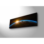 Casa si Gradina - Decoratiuni - Tablouri - Tablou canvas decorativ cu led, Wallxpert, piele de caprioara, multicolor, 30x90 cm, 254LED4318 - Infinity.ro