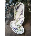 Casa si Gradina - Bucatarie si vesela - Vesela si tacamuri - Platouri de bucatarie - Set platouri, Hermia, ceramica, lila, 21x12x2 cm, 2 bucati - Infinity.ro