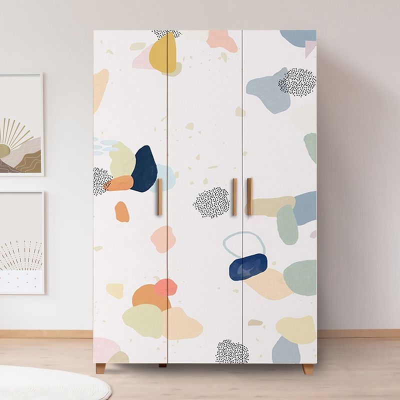 Casa si Gradina - Mobilier - Dulapuri si sifoniere - Sifoniere - Sifonier, Hanah Home, pal melaminat, pin atlantic alb, 120x48x189 cm, 863SPH4239 - Infinity.ro