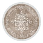 Casa si Gradina - Textile si covoare - Covoare - Covoare casa - Covor, Conceptum Hypnose, bej alb, 180x180 cm, 100% poliester, antiderapant, lavabil la masina - Infinity.ro