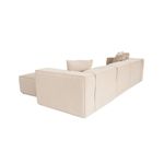 Casa si Gradina - Mobilier - Canapele si coltare - Coltare - Coltar, Hanah Home, lemn de carpen, in, piersica, 303x193x65 cm - Infinity.ro