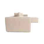 Casa si Gradina - Mobilier - Canapele si coltare - Coltare - Coltar, Hanah Home, lemn de carpen, in, piersica, 303x193x65 cm - Infinity.ro