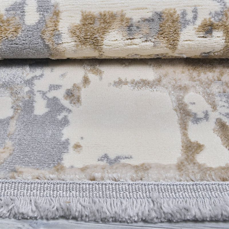 Casa si Gradina - Textile si covoare - Covoare - Covorase intrare - Covoras de hol, Conceptum Hypnose, gri bej crem, 80x200 cm, 60% polipropilena 40% poliester - Infinity.ro