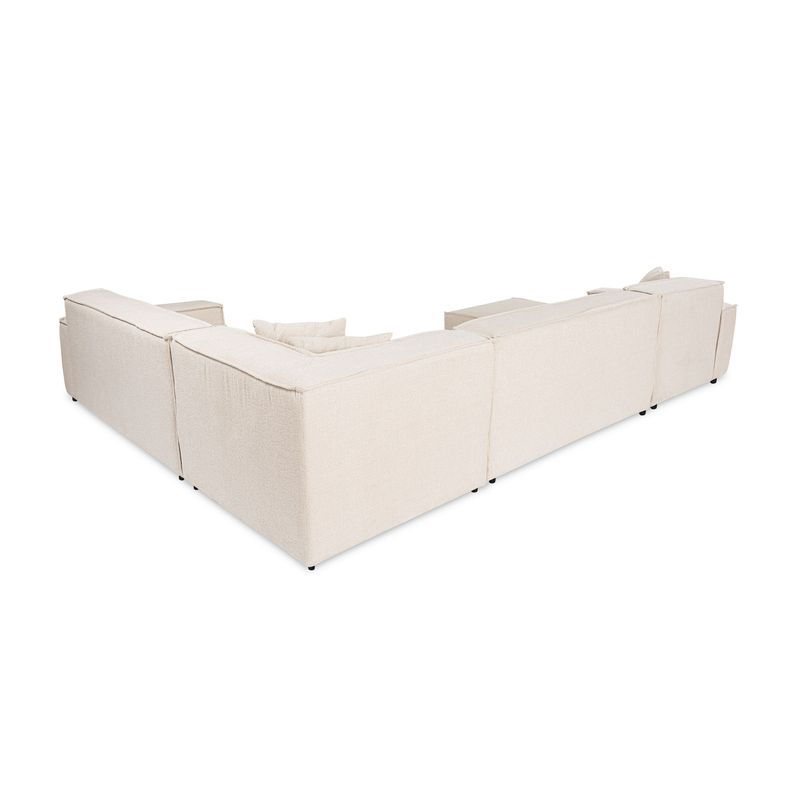 Casa si Gradina - Mobilier - Canapele si coltare - Coltare - Coltar, Atelier Del Sofa, lemn fag si panouri aglomerate, bej, 167x343x262 cm - Infinity.ro