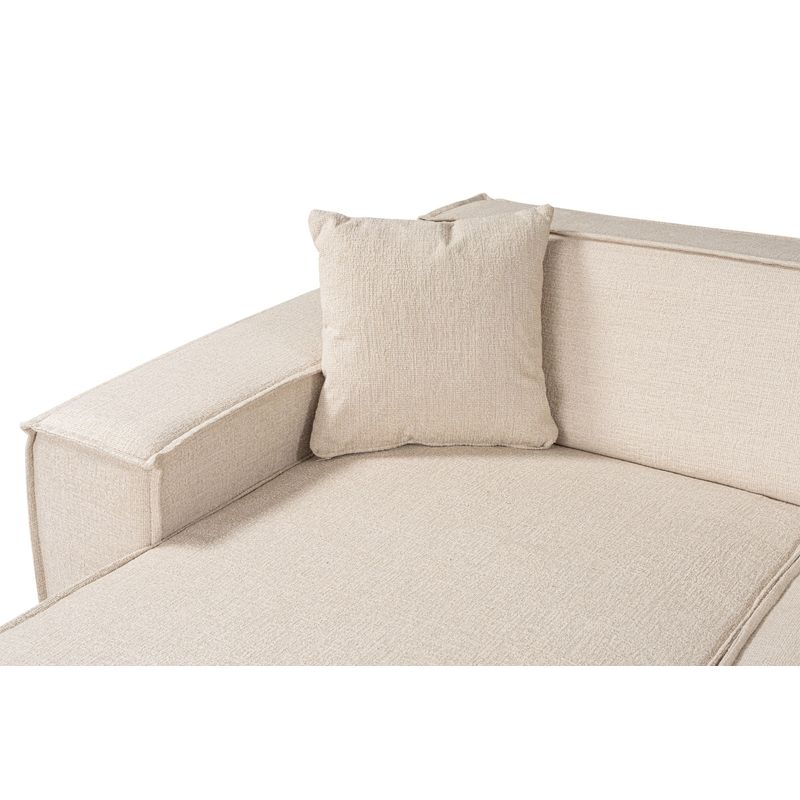 Casa si Gradina - Mobilier - Canapele si coltare - Coltare - Coltar, Atelier Del Sofa, lemn fag si panouri aglomerate, bej, 167x343x262 cm - Infinity.ro
