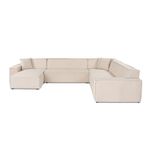 Casa si Gradina - Mobilier - Canapele si coltare - Coltare - Coltar, Atelier Del Sofa, lemn fag si panouri aglomerate, bej, 167x343x262 cm - Infinity.ro