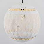 Casa si Gradina - Corpuri si surse de iluminat - Lustre si pendule - Candelabru, Opviq, plastic si ratan, alb, 40x120 cm - Infinity.ro