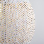 Casa si Gradina - Corpuri si surse de iluminat - Lustre si pendule - Candelabru, Opviq, plastic si ratan, alb, 40x120 cm - Infinity.ro