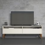 Casa si Gradina - Mobilier - Comode si corpuri - Comode - Comoda tv, Hanah Home, pal melaminat, crem, 150x50x30 cm, 845HCT5509 - Infinity.ro