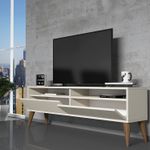 Casa si Gradina - Mobilier - Comode si corpuri - Comode - Comoda tv, Hanah Home, pal melaminat, crem, 150x50x30 cm, 845HCT5509 - Infinity.ro