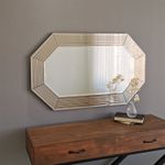 Casa si Gradina - Decoratiuni - Oglinzi - Oglinda, Hanah Home, mdf, bronz, 100x60 cm, 552NOS2183 - Infinity.ro