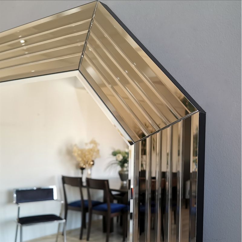 Casa si Gradina - Decoratiuni - Oglinzi - Oglinda, Hanah Home, mdf, bronz, 100x60 cm, 552NOS2183 - Infinity.ro
