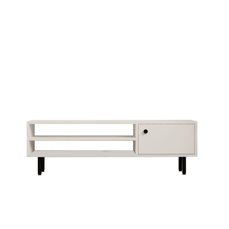 Casa si Gradina - Mobilier - Comode si corpuri - Comode - Comoda tv, Hanah Home, pal melaminat, alb, 120x38x30 cm - Infinity.ro