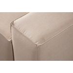 Casa si Gradina - Mobilier - Canapele si coltare - Coltare - Coltar extensibil, Hanah Home, textil, ecru, 260x170x78 cm - Infinity.ro