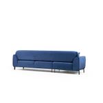 Casa si Gradina - Mobilier - Canapele si coltare - Coltare - Coltar extensibil, Hanah Home, cadru lemn fag si pal, albastru marin, 287x169x96 cm - Infinity.ro