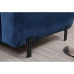 Casa si Gradina - Mobilier - Canapele si coltare - Coltare - Coltar extensibil, Hanah Home, cadru lemn fag si pal, albastru marin, 287x169x96 cm - Infinity.ro
