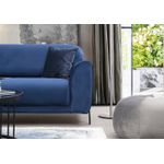 Casa si Gradina - Mobilier - Canapele si coltare - Coltare - Coltar extensibil, Hanah Home, cadru lemn fag si pal, albastru marin, 287x169x96 cm - Infinity.ro