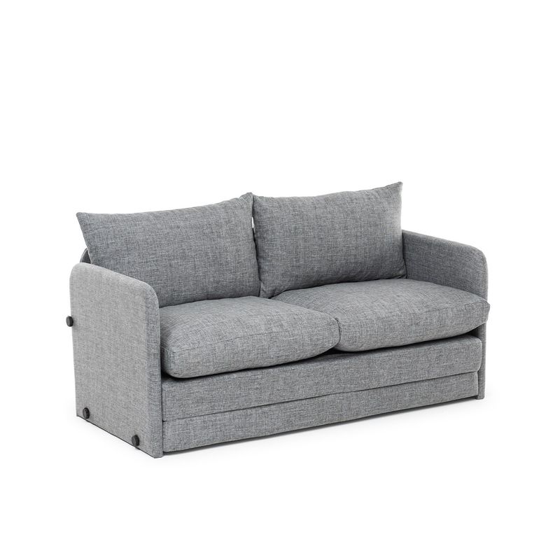 Casa si Gradina - Mobilier - Canapele si coltare - Canapele - Canapea extensibila, Atelier Del Sofa, textil, gri deschis, 200x140 cm - Infinity.ro
