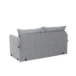 Casa si Gradina - Mobilier - Canapele si coltare - Canapele - Canapea extensibila, Atelier Del Sofa, textil, gri deschis, 200x140 cm - Infinity.ro