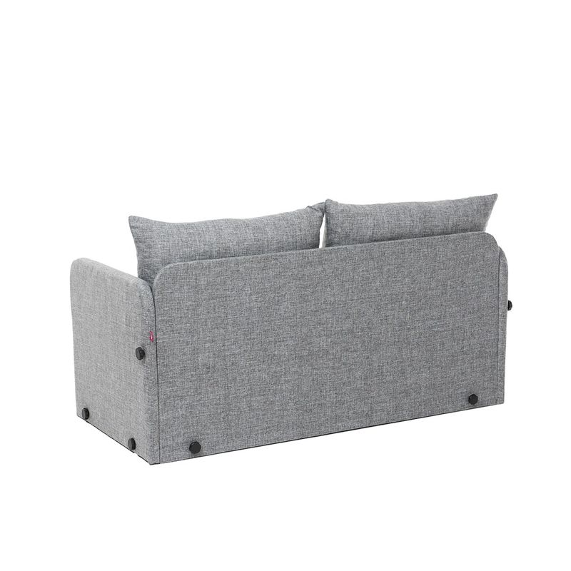 Casa si Gradina - Mobilier - Canapele si coltare - Canapele - Canapea extensibila, Atelier Del Sofa, textil, gri deschis, 200x140 cm - Infinity.ro