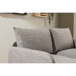 Casa si Gradina - Mobilier - Canapele si coltare - Canapele - Canapea extensibila, Atelier Del Sofa, textil, gri deschis, 200x140 cm - Infinity.ro