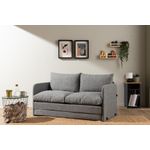 Casa si Gradina - Mobilier - Canapele si coltare - Canapele - Canapea extensibila, Atelier Del Sofa, textil, gri deschis, 200x140 cm - Infinity.ro