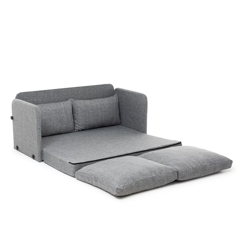 Casa si Gradina - Mobilier - Canapele si coltare - Canapele - Canapea extensibila, Atelier Del Sofa, textil, gri deschis, 200x140 cm - Infinity.ro