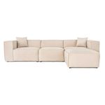 Casa si Gradina - Mobilier - Canapele si coltare - Coltare - Coltar, Hanah Home, in, crem, 303x193x65 cm - Infinity.ro