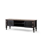 Casa si Gradina - Mobilier - Comode si corpuri - Comode - Comoda tv, Hanah Home, mdf, negru, 150x40x50 cm - Infinity.ro