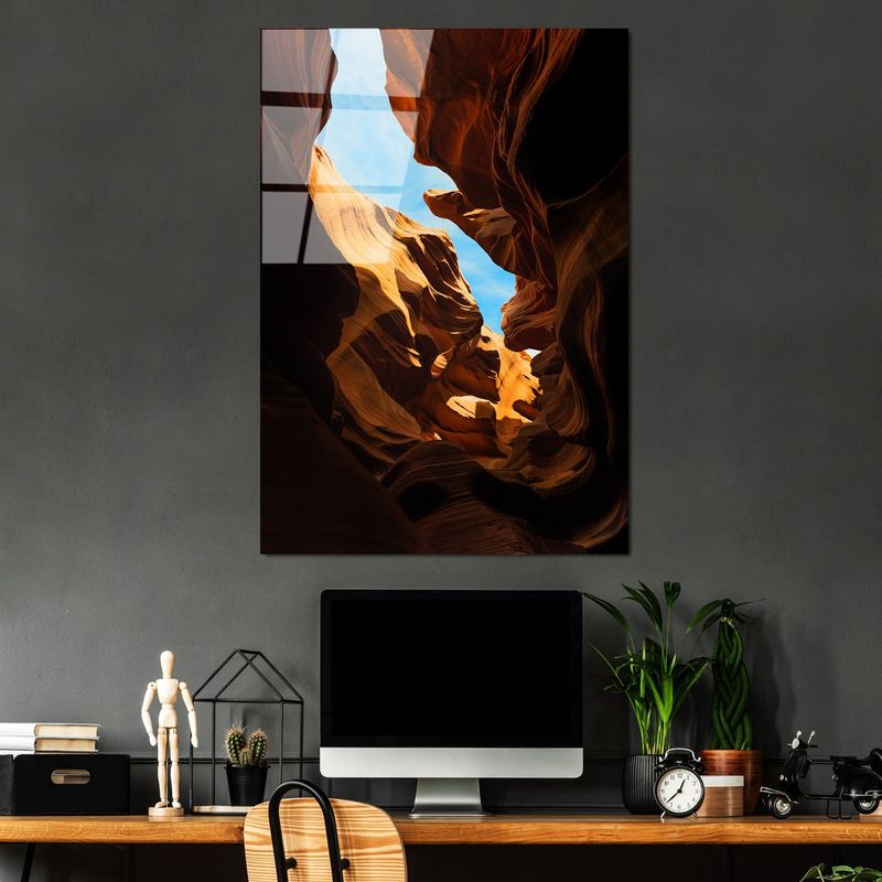 Casa si Gradina - Decoratiuni - Tablouri - Tablou decorativ din sticla, Wallxpert, sticla securizata, multicolor, 70x100 cm, 123BZM1193 - Infinity.ro