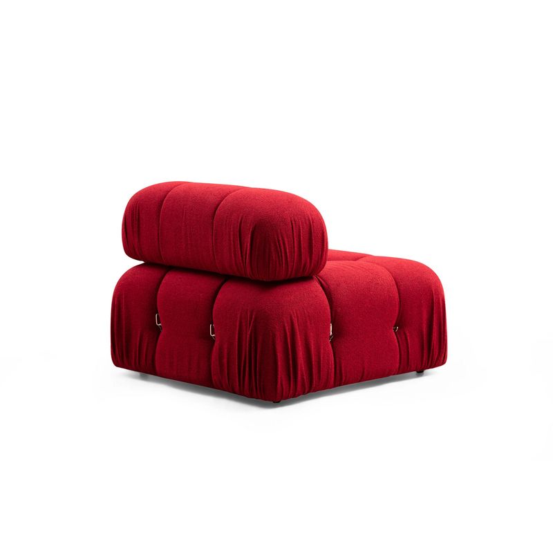 Casa si Gradina - Mobilier - Canapele si coltare - Coltare - Coltar, Hanah Home, lemn fag si pal, rosu, 288x190x95 cm - Infinity.ro