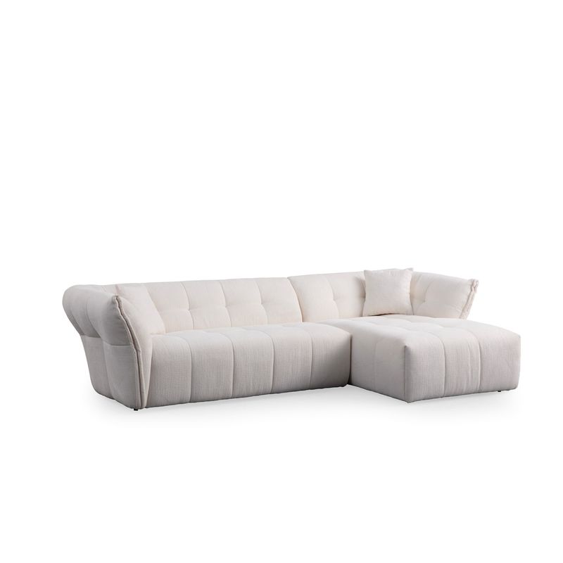 Casa si Gradina - Mobilier - Canapele si coltare - Coltare - Coltar, Atelier Del Sofa, lemn de fag si pal, alb, 165x290x105 cm - Infinity.ro