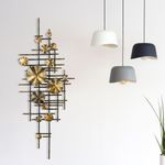Casa si Gradina - Decoratiuni - Decoratiuni perete - Accesoriu decorativ de perete, Wallxpert, metal, multicolor, 113x7x44 cm, 279ENZ2533 - Infinity.ro