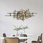 Casa si Gradina - Decoratiuni - Decoratiuni perete - Accesoriu decorativ de perete, Wallxpert, metal, multicolor, 113x7x44 cm, 279ENZ2533 - Infinity.ro