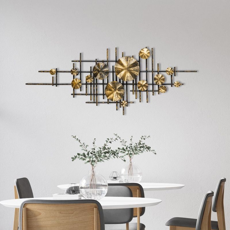 Casa si Gradina - Decoratiuni - Decoratiuni perete - Accesoriu decorativ de perete, Wallxpert, metal, multicolor, 113x7x44 cm, 279ENZ2533 - Infinity.ro