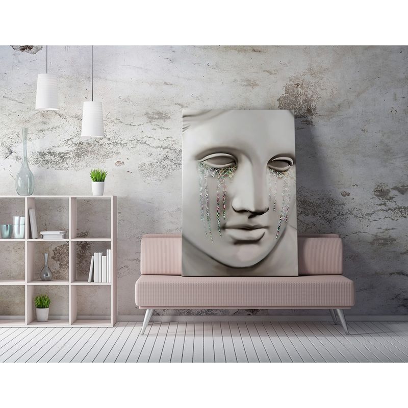 Casa si Gradina - Decoratiuni - Tablouri - Tablou canvas decorativ, Wallxpert, multicolor, 50x70 cm, bumbac si poliester, rama lemn, 227WRZ1173 - Infinity.ro
