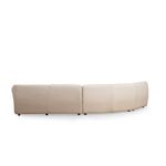 Casa si Gradina - Mobilier - Canapele si coltare - Coltare - Coltar, Hanah Home, lemn fag si pal, crem, 360x108x79 cm - Infinity.ro