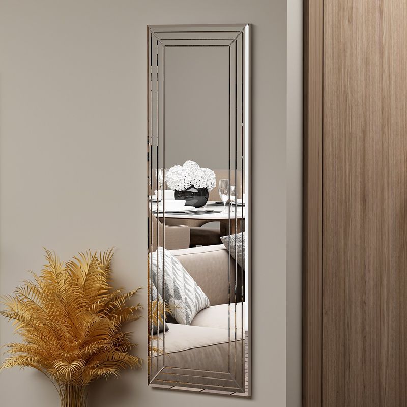 Casa si Gradina - Decoratiuni - Oglinzi - Oglinda decorativa, Hanah Home, mdf, alb, 40x120 cm, 116SAM1119 - Infinity.ro