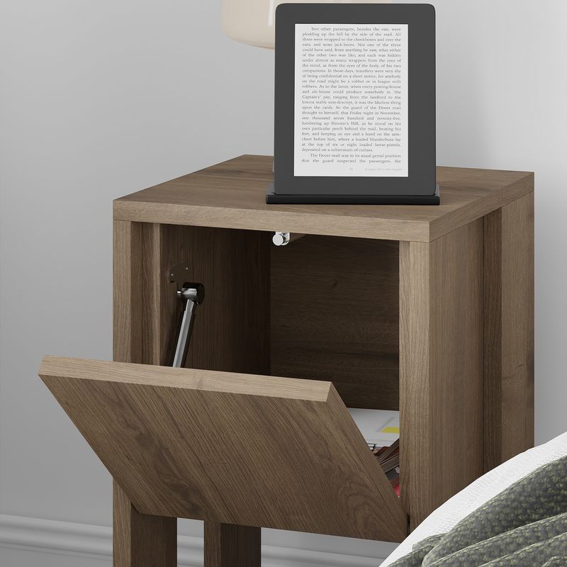 Casa si Gradina - Mobilier - Comode si corpuri - Noptiere - Noptiera, Hanah Home, pal melaminat, hitit, 30x30x55 cm - Infinity.ro