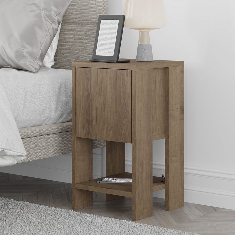 Casa si Gradina - Mobilier - Comode si corpuri - Noptiere - Noptiera, Hanah Home, pal melaminat, hitit, 30x30x55 cm - Infinity.ro