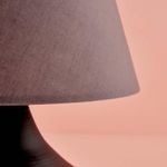 Casa si Gradina - Corpuri si surse de iluminat - Veioze si lampi - Veioze - Veioza, Opviq, textil, gri negru, 22x14x32 cm - Infinity.ro